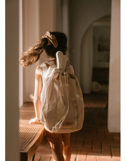 New Beach Net Backpack - Vanilla 2