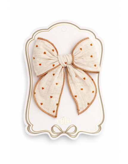 New Fable Bow Clip - Tiny Hearts