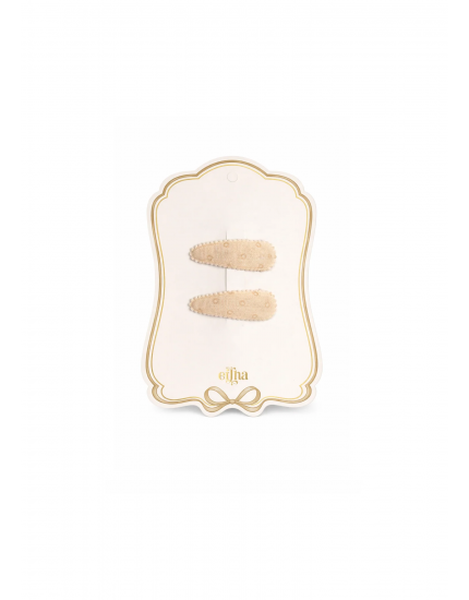 New Hair Clips Neutral Dots