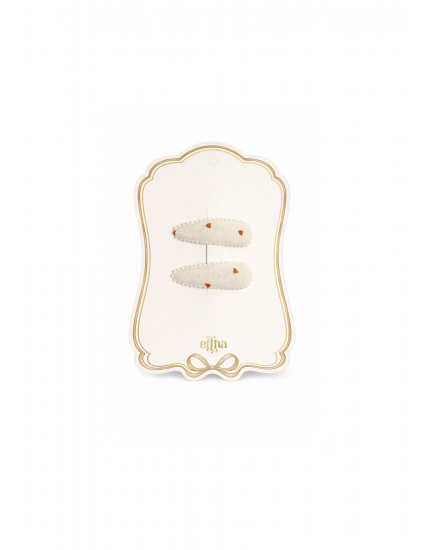 New Hair Clips Tiny Hearts One Size