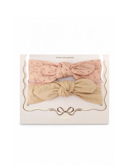 New Twiny Headband Pack Blush Dots 0-6M