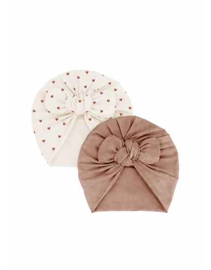 New Twiny Turban Pack - Tiny Hearts 0-6M