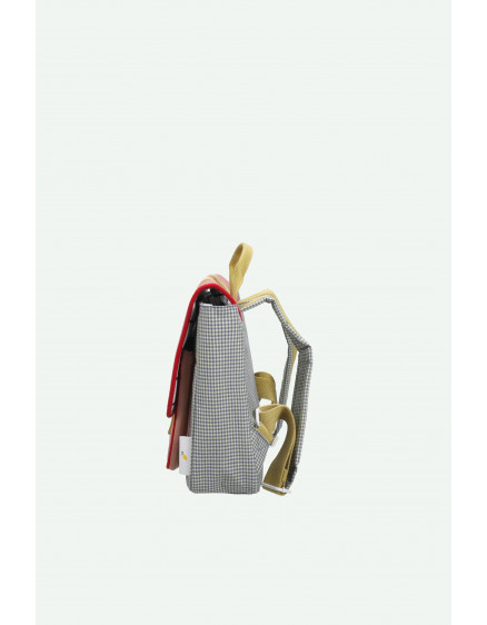 School Bag Lemon Tree Gingham Midnight + Moon 6