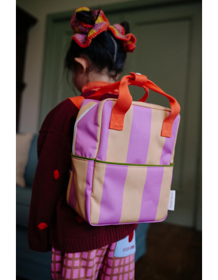 Backpack Small Stripes Rosebay + Apple Grub 3