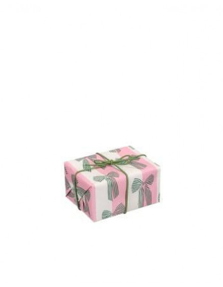 Wrapping Papier Big Bow Stripes Forest Green 2