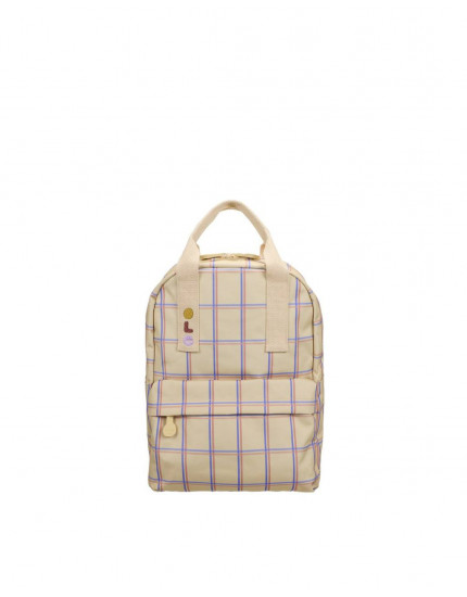 Backpack Medium Tartan Vanilla One Size