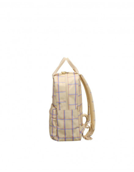 Backpack Medium Tartan Vanilla 4