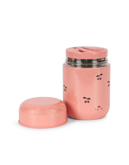Glitter Thermo Food Jar Cherry 4