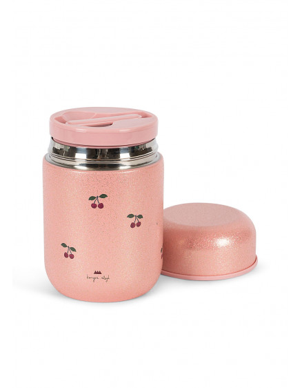 Glitter Thermo Food Jar Cherry 5