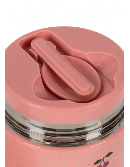 Glitter Thermo Food Jar Cherry 6