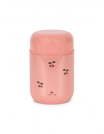Glitter Thermo Food Jar Cherry 7