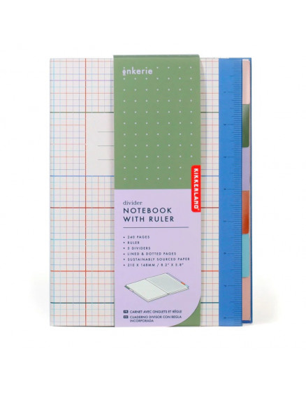Divider Notebook with Ruler