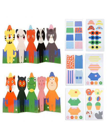 Наліпки Animal Dress-up Kidoki 2
