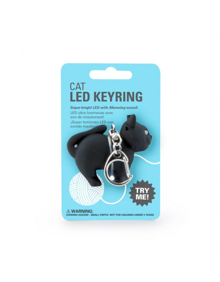 Cat Led Keychain 2