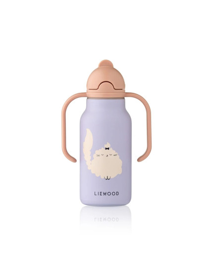 Термо пляшка Kimmie Cat Warm Lilac 250 ml Один розмір
