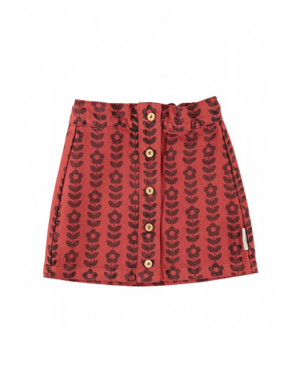 Спідниця Bordeaux Black Flowers 10Р