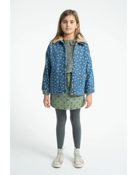 Спідниця Olive Green Black Hearts 3
