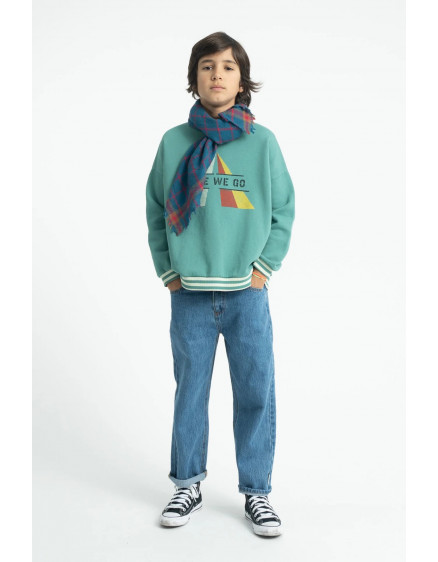Джинси Unisex Washed Navy Denim 4
