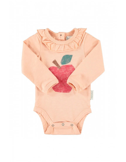 Боді LS Baby Collar Light Pink Red Apple 