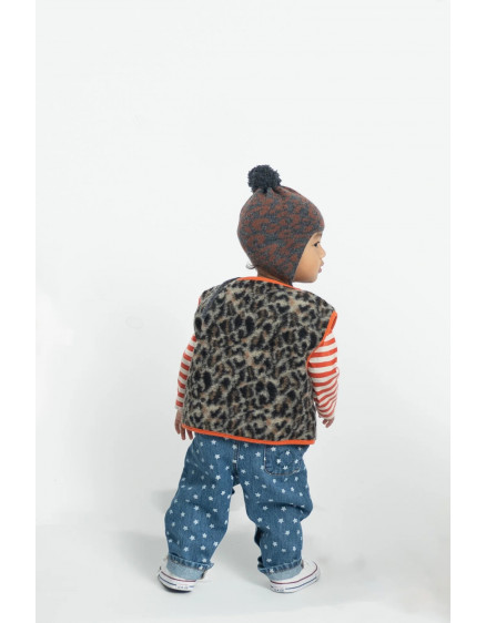 Шапка Bonnet Dark Grey Animal Print 3