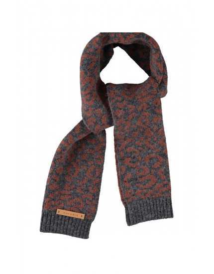Шарф Dark Grey Animal Print Один розмір