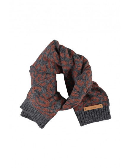 Шарф Dark Grey Animal Print 2