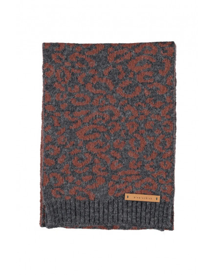 Шарф Dark Grey Animal Print 3