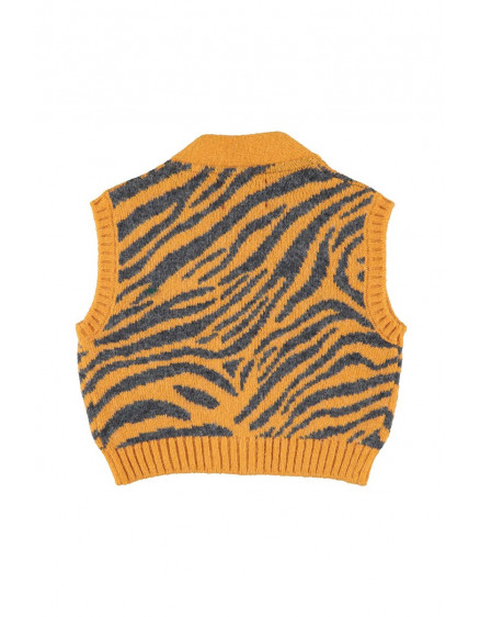 Жилет Orange Zebra Print 2