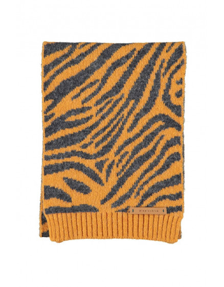Шарф Orange Zebra Print 3