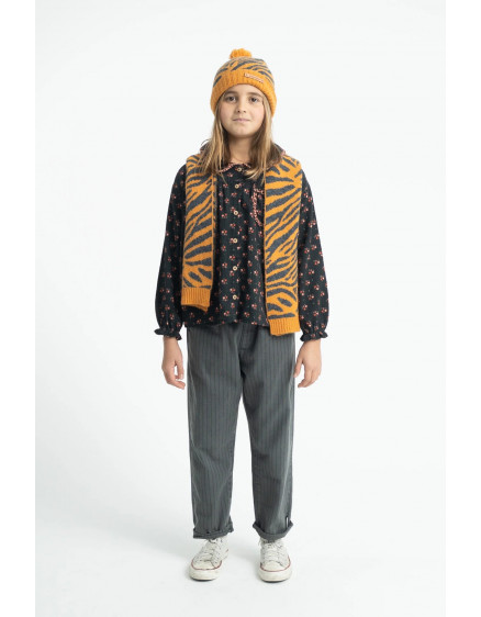 Шарф Orange Zebra Print 4