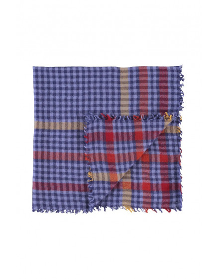 Шарф Purple Checkered 2