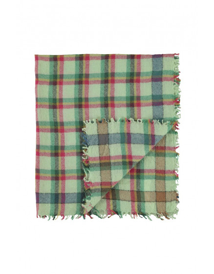 Шарф Light Green Checkered 2