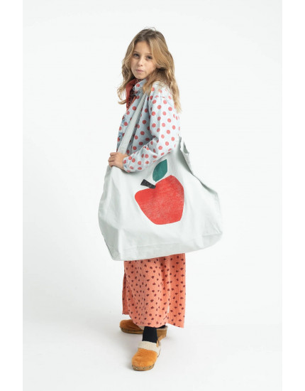 Сумка-тоут XL Light Grey Apple Print Один розмір