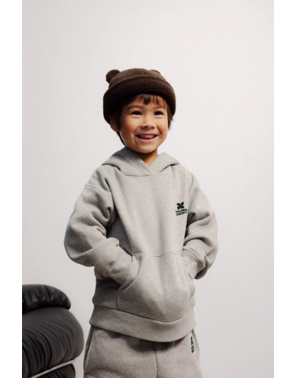 Худі TNS Logo Mid Grey Melange 12Р