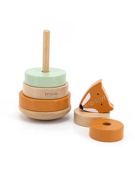 Wooden stacking toy - Mr. Fox 2