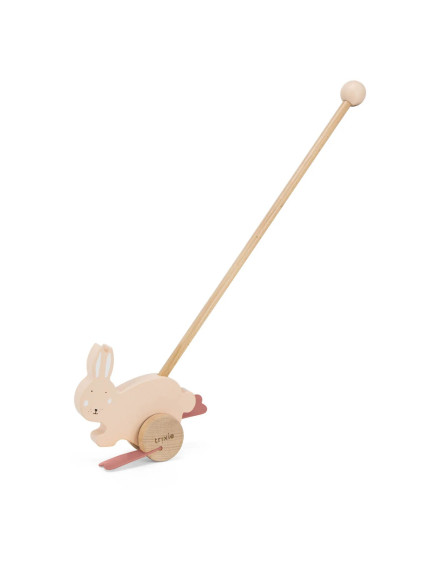 Дерев'яна каталка Push Mrs. Rabbit