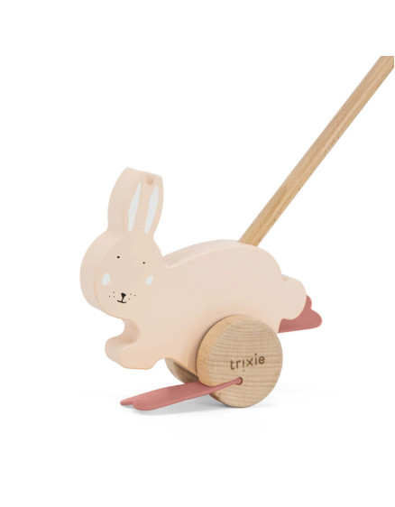 Дерев'яна каталка Push Mrs. Rabbit 2