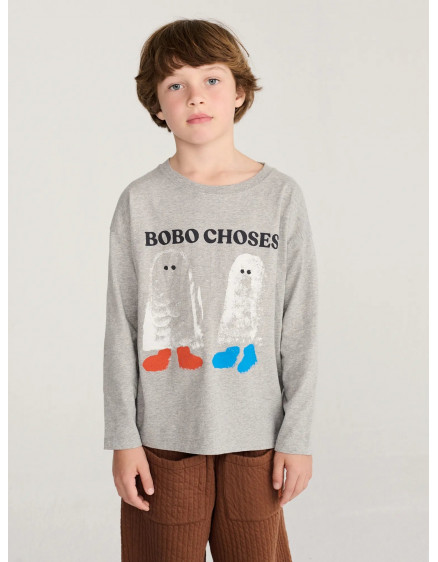 Лонгслів Booty Ghosts Grey 2