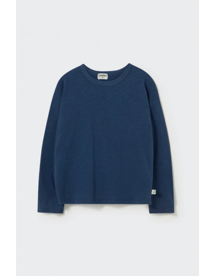 Лонгслів Basic Navy Slub