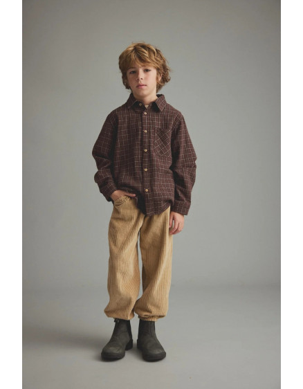 Сорочка Turin Brown Check 3