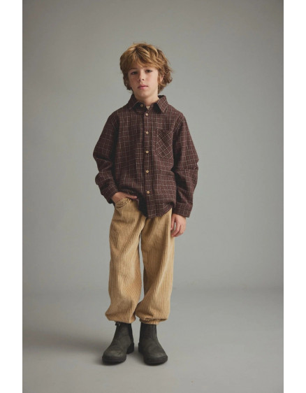 Сорочка Turin Brown Check 3