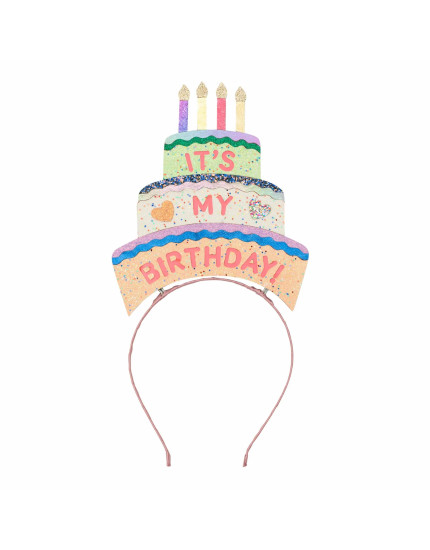 Birthday Cake Headdress Multi One Size