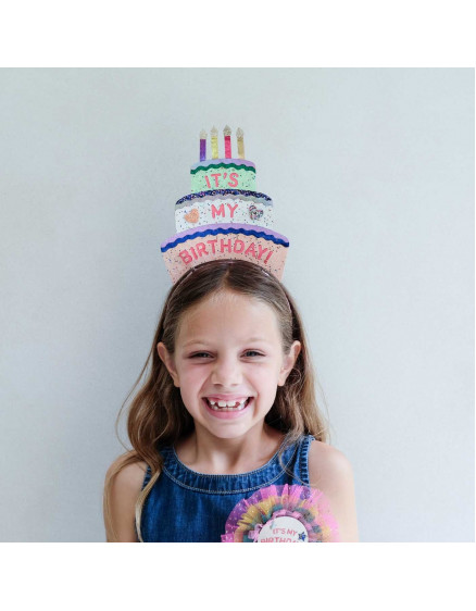 Birthday Cake Headdress Multi 4