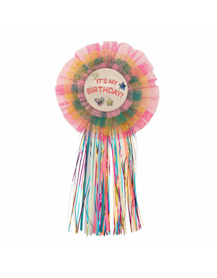 Diva Wow Birthday Badge Bright One Size