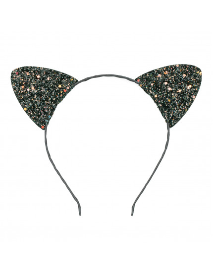Spooky Glitter Cat Ears