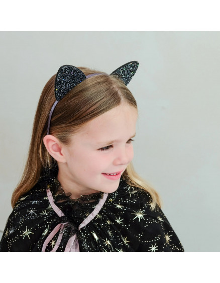 Spooky Glitter Cat Ears 2
