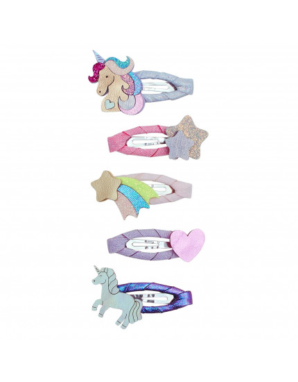 Unicornland mini hair clips Bright Multi