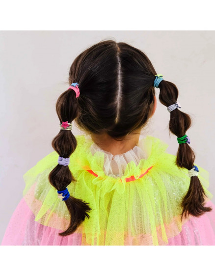 Teeny Weeny Star Hair Ties Bright Multi 2