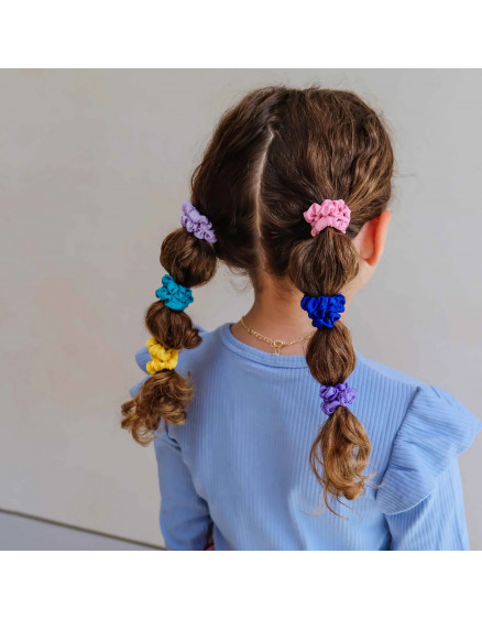 Bright Satin Scrunchies 2