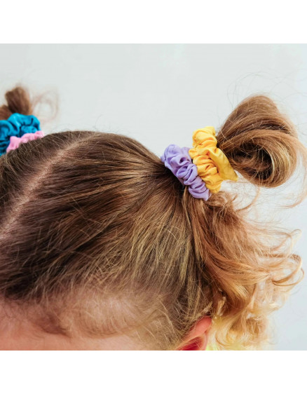 Bright Satin Scrunchies 3